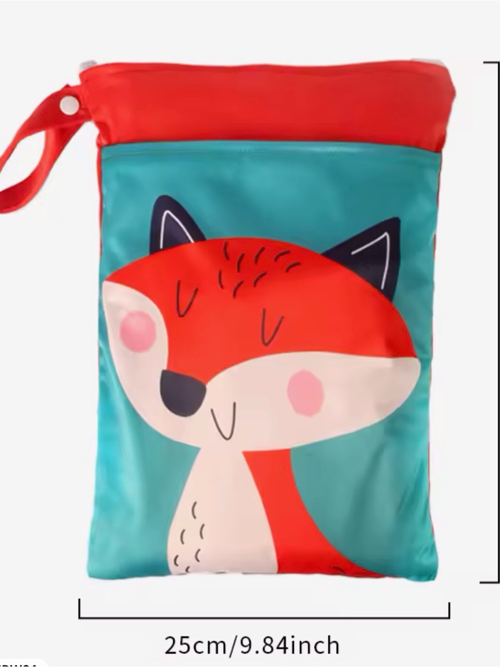 New baby, Kids Waterproof Fox Print Pouch